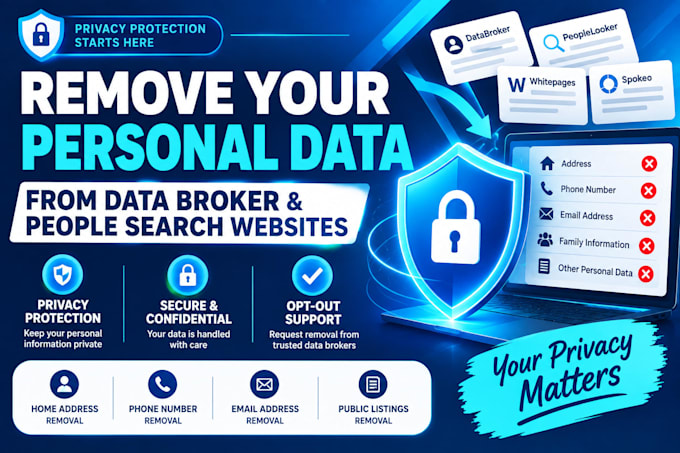 remove your personal data from almost 600 data broker websites