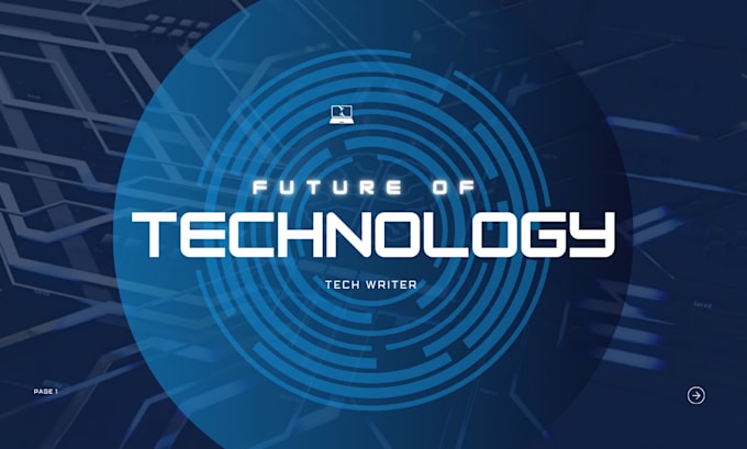 write high quality ai and technology articles
