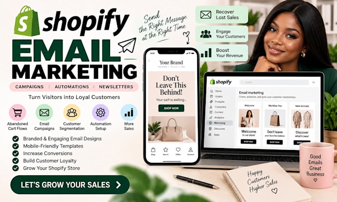 create shopify email campaigns, abandoned cart