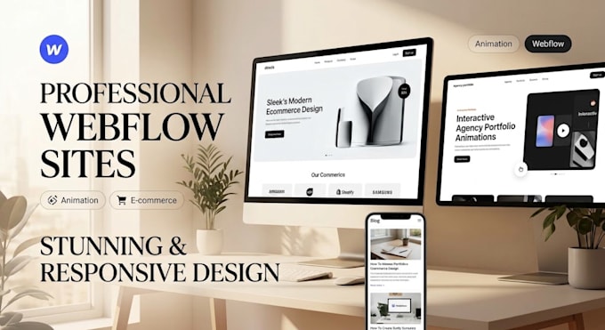 design landpage website design webflow portfolio website