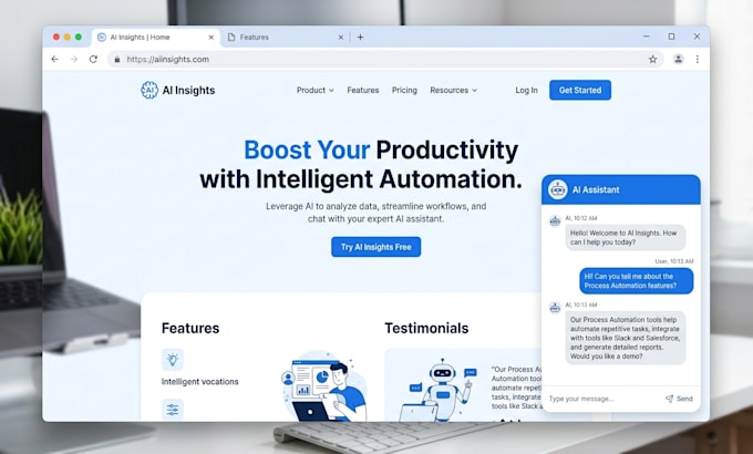 build a full stack saas web app with ai integration