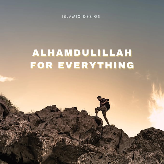 design islamic social media posts for all platforms