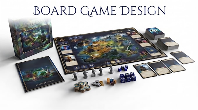 design a custom board game card game and tabletop game