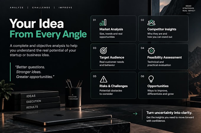 analyze and validate your startup or business idea