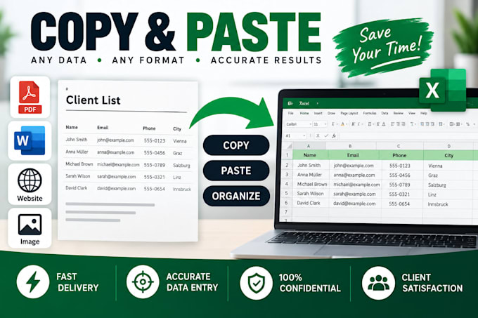 data entry and virtual assistant tasks
