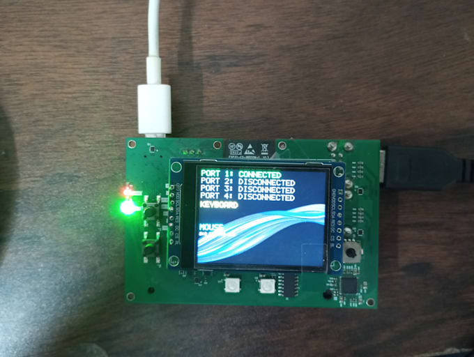 develop esp32 firmware and lvgl touchscreen gui