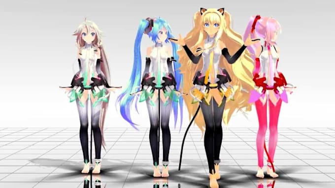completely fix, rig and convert your model 3d for mmd, blender, unity, vrchat