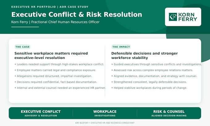 provide general HR support and employee relations guidance