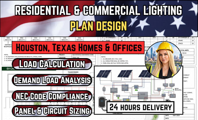 create a lighting plan and layout for houston texas homes and offices