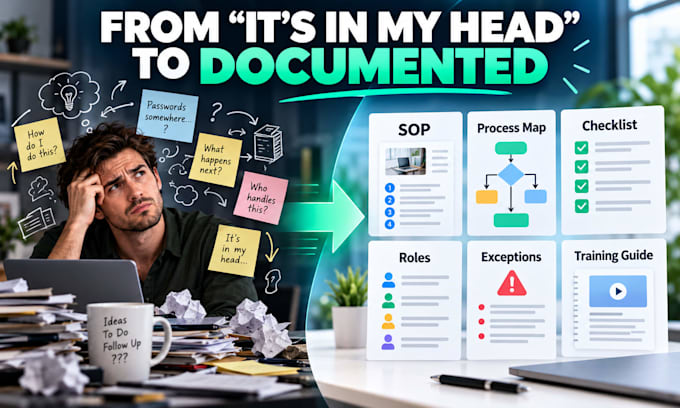 turn your messy processes into standard operating procedures