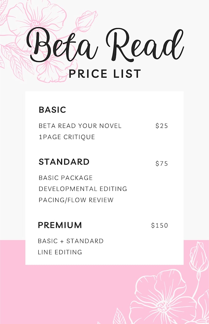 beta read your novel