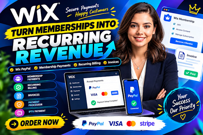 do wix membership invoice payment,payment processor,paypal expert,iptv payment
