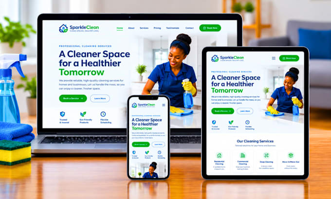 design cleaning website house cleaning booking website on wordpress