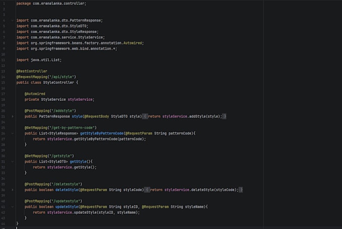 develop restful apis using java spring boot and mysql