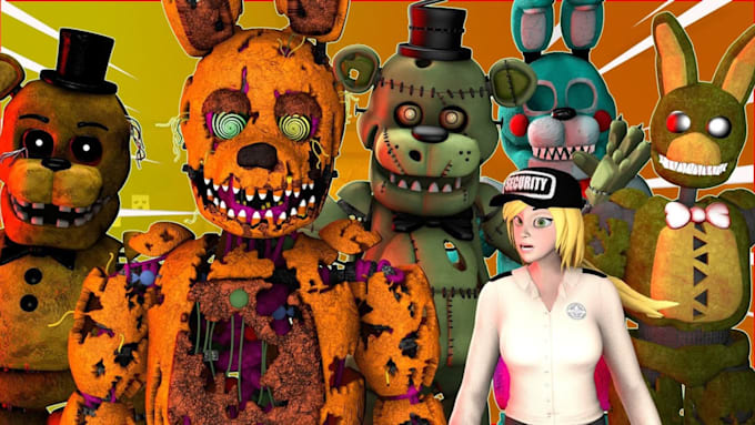 create, rig, port, custom sfm,fnaf, gmod tf2, playermodel character model,