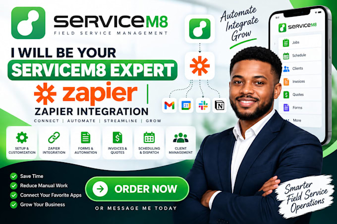 be your servicem8 expert zapier integration