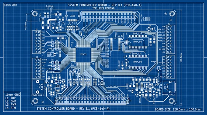 build custom nrf52, stm32, ble pcb, circuit and schematic designs