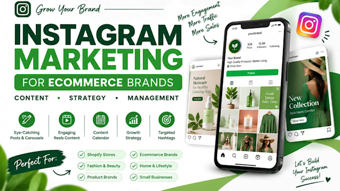 manage your instagram marketing and content for your ecommerce brand