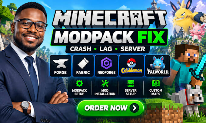 fix minecraft modpack crash lag server cobblemon palworld neoforge fabric server
