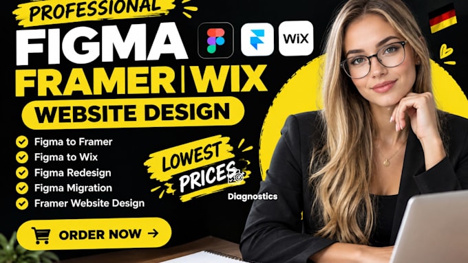 german framer figma redesign figma migrate figma wix framer website design