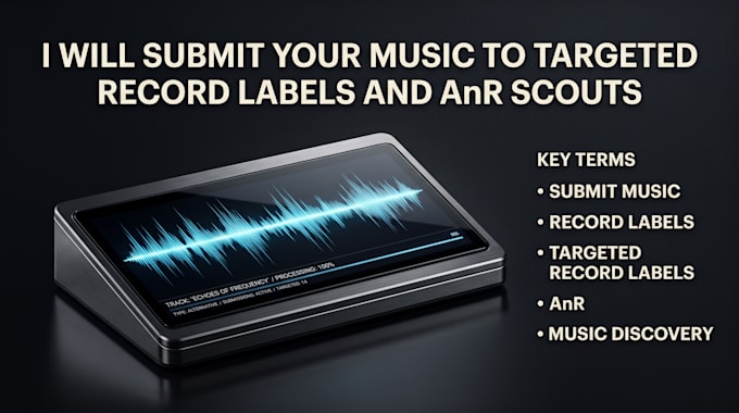submit your music to targeted record labels and anr scouts