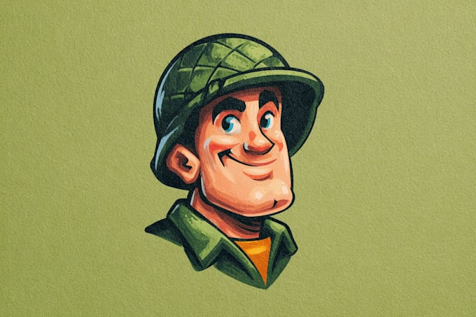 design modern attractive veteran, soldier logo