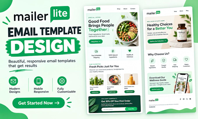 design reusable mailerlite email newsletter template mailerlite email template