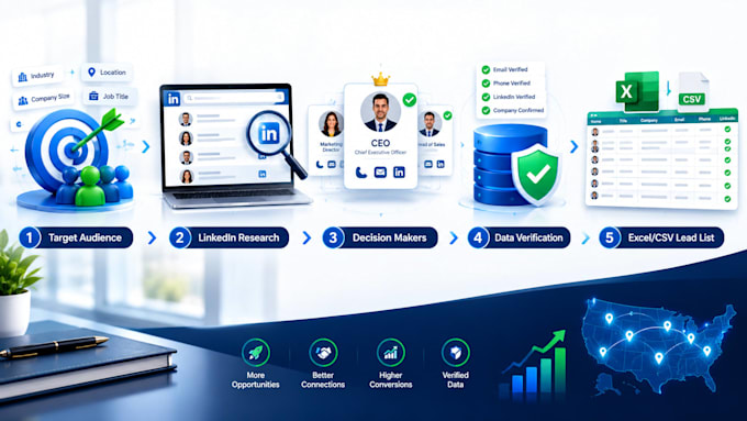 generate targeted linkedin leads b2b prospects for you