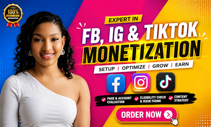 do facebook page and instagram monetization, content monetization setup