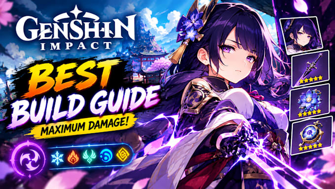 design stunning genshin impact thumbnails