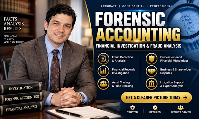 provide forensic accounting, financial investigation and fraud analysis