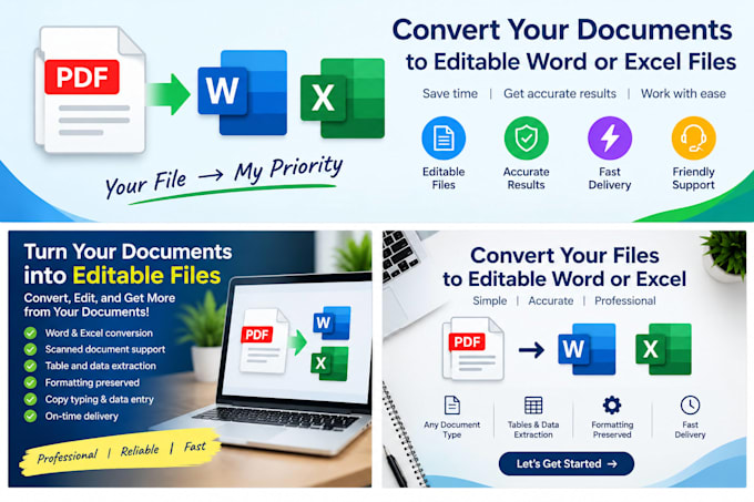 convert PDF to word or excel with accurate formatting