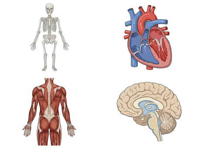 create medical illustration and diagram art