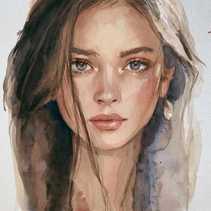 a watercolor illustration art