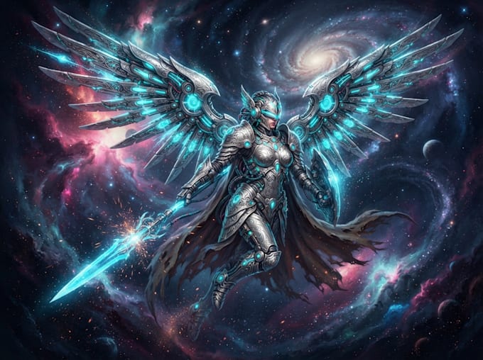 create scifi, fantasy, superhero character design