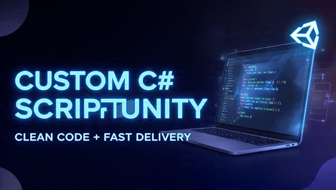 write custom c sharp scripts for unity systems and gameplay