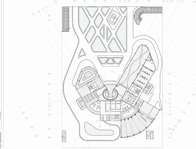 produce cad site plan,parking layout, detailed landscape, circulation masterplan