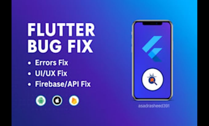 fix flutter bugs crashes and optimize your mobile app performance