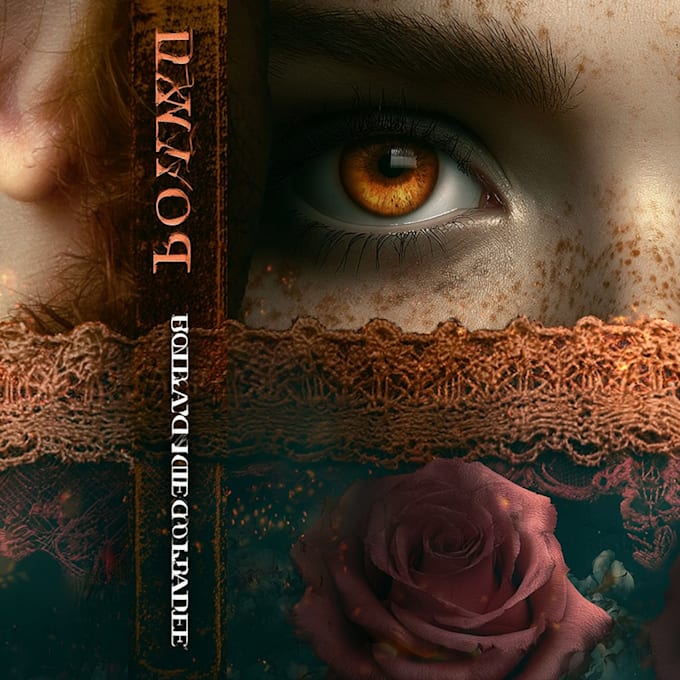 do design creative romantic book or ebook cover