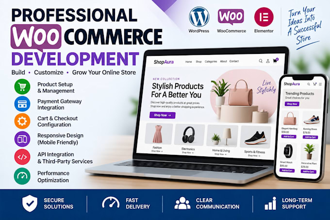 fix customize, and develop wordpress woocommerce websites
