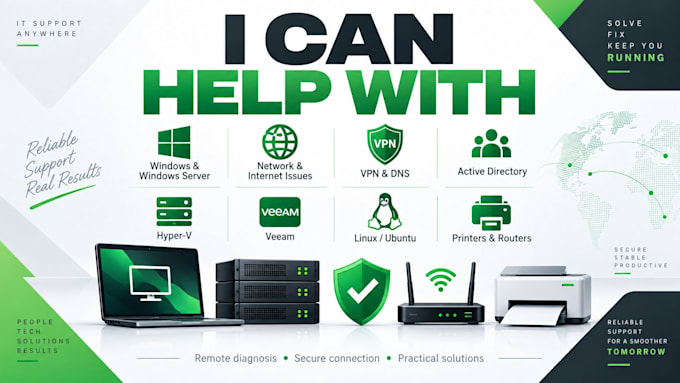 troubleshoot windows VPN dns and network issues remotely