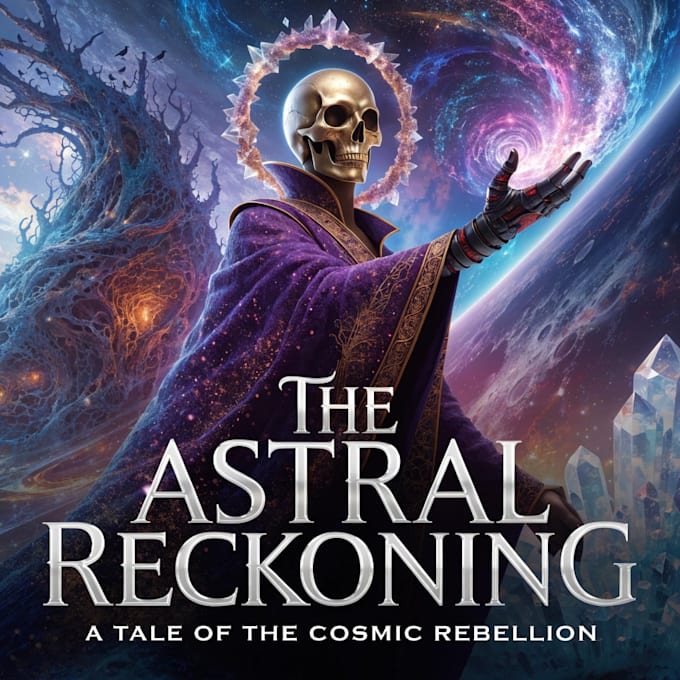 design a professional sci fi fantasy cover for your book