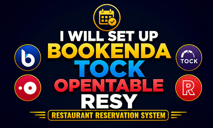 setup bookenda tock opentable resy restuarant reservation system