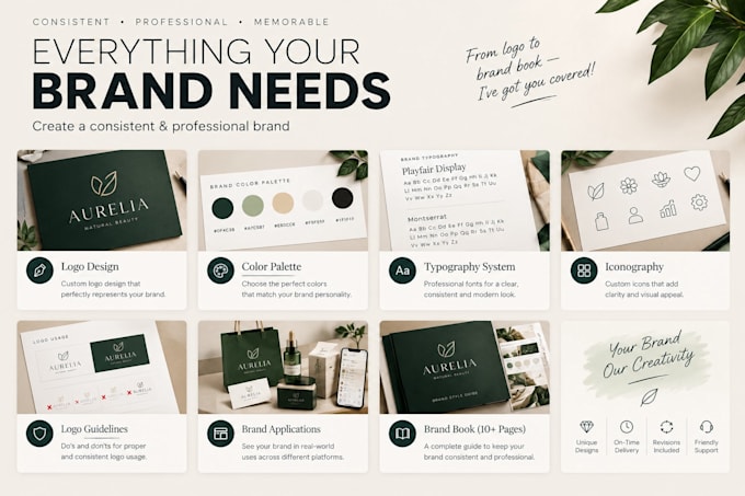 create a professional brand style guide