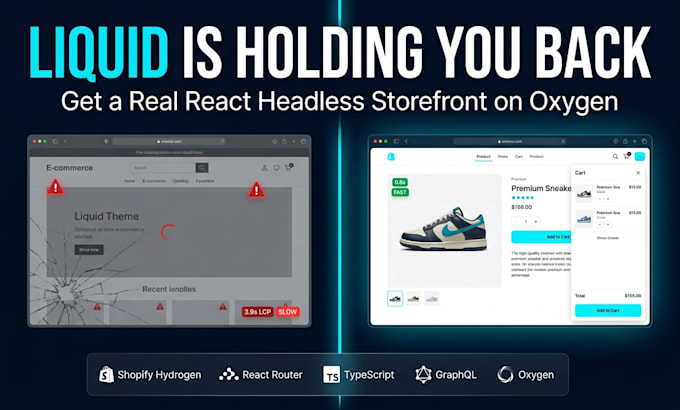 build a shopify hydrogen headless storefront