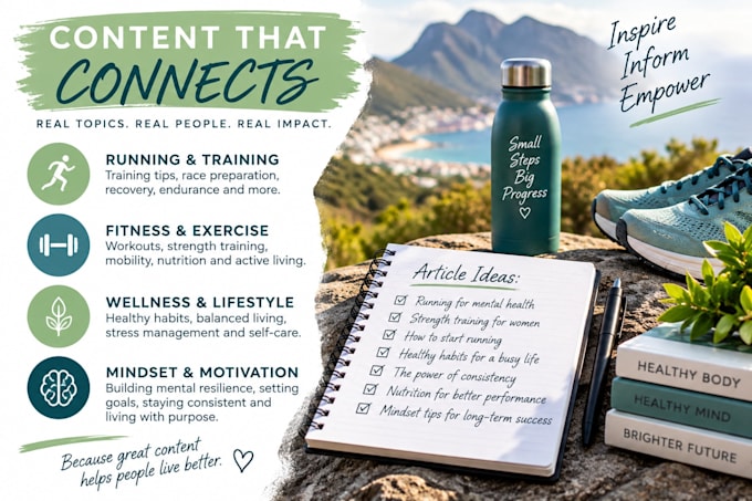 write engaging fitness, running and wellness content