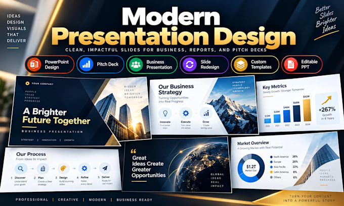 assist you in designing professional powerpoint slides
