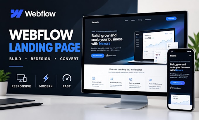 build a high converting webflow landing page webflow website figma to webflow