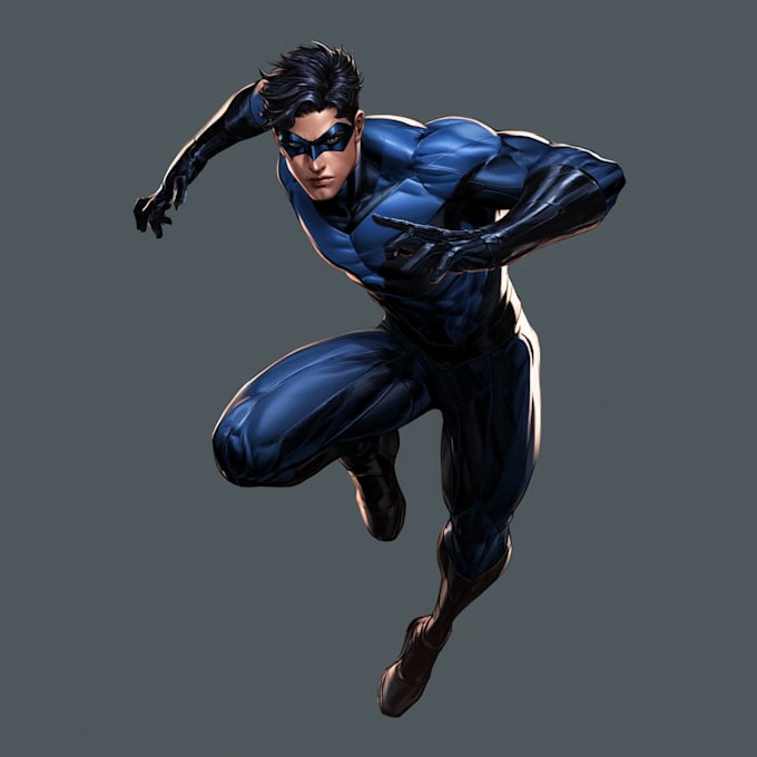superhero character for comics