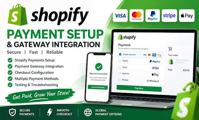 set up shopify payments and payment gateway integration